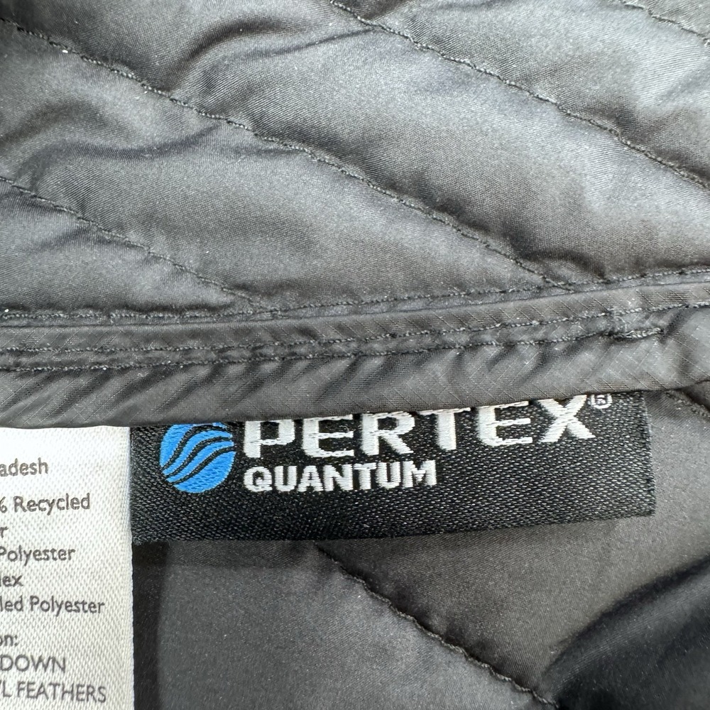 Eddie Bauer MicroTherm EB800 Down Puffer Jacket Women 3X Black First Ascent - Picture 10 of 11